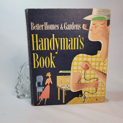 1957 Better Homes & Gardens Handyman's Book Post War Mid Century Suburbia-image