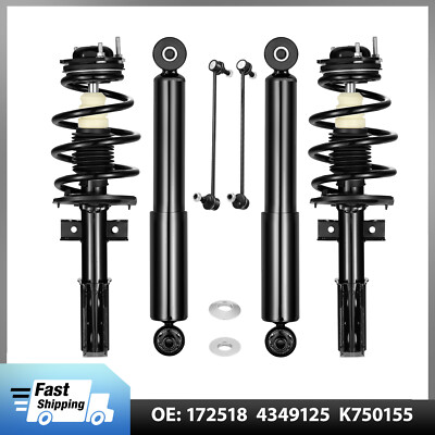 Front Struts Rear Shocks Sway Bars for Chevy Traverse Buick Enclave GMC Acadia-image
