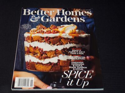2018 NOVEMBER BETTER HOMES & GARDENS MAGAZINE - SPICE IT UP COVER - E 4615-image