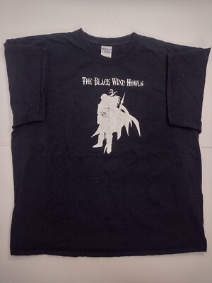 VTG CHRONO CROSS MAGUS THE BLACK WIND HOWLS BLACK GRAPHIC TEE UNISEX SIZE L -image
