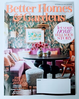 Better Homes & Gardens Magazine - September 2021 Life In Color-image