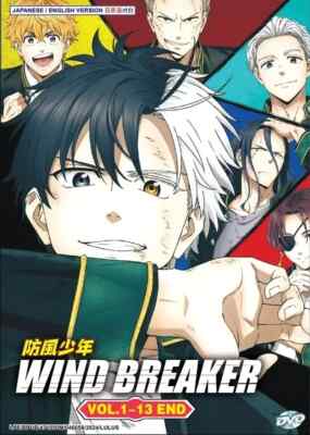 Wind Breaker Complete TV Series (1-13 End) Anime DVD [English Dub] [Free Gift]-image