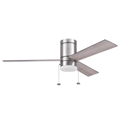 Better Homes & Gardens 52” Satin Nickel Ceiling Fan With Color Changing Light-image