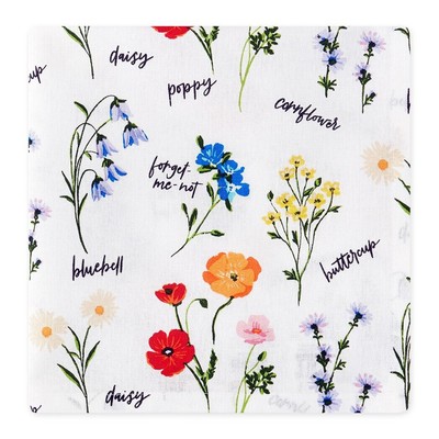 DII Design Imports Floral Notes Printed Napkins, Set of 6-image