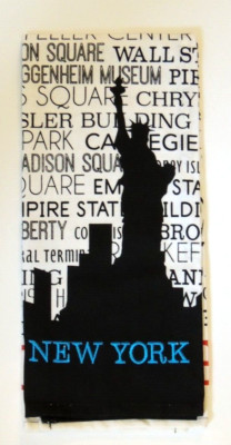 Design Imports DII New York City Dish Towel Famous Places Statue of Liberty NEW-image
