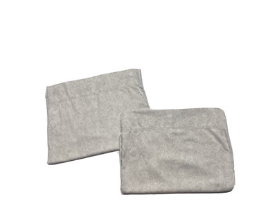 Better Homes & Gardens Luxury 100% Cotton Pillowcases White Gray Floral Print-image