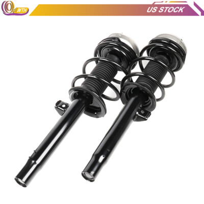 2 Front Complete Struts/Shocks Coil Springs w/Mount For 2007-2013 BMW 328i RWD-image