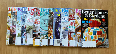 2021-2022 Better homes and gardens & HGTV magazine lot of 14-image