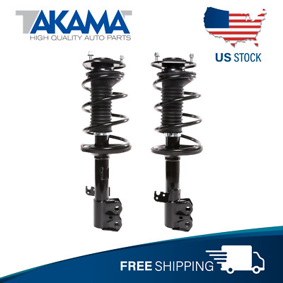 2 pcs TAKAMA Complete Front Strut Coil Spring Set For 09-13 TOYOTA COROLLA 1.8L-image