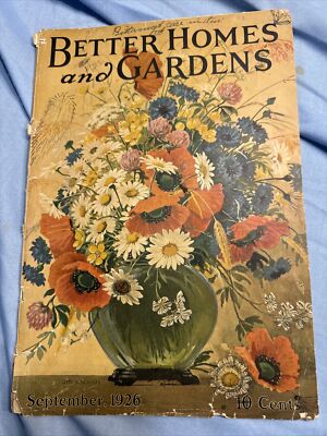 Better Homes Gardens September 1926 Vol 5 No 1Magazine Vtg-image