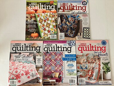 Lot 5 American Patchwork & Quilting Better Homes & Gardens 2018-19 Paperback-image