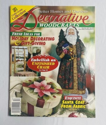 Decorative Woodcrafts 1997 December Issue 38 with Plan Sheet Better Homes-image