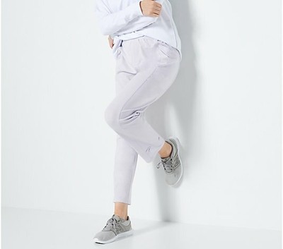 NEW ANYBODY PURPLE MIST COZY KNIT LUXE REGULAR PANT SZ XS #U900-image