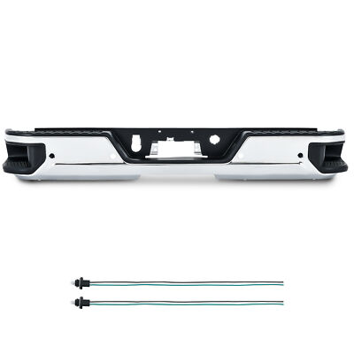 NEW Complete Rear Bumper Assembly Fits 2020-2024 Sierra Silverado 2500 3500-image