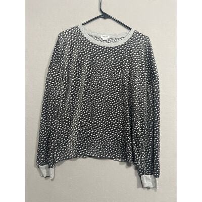 Splendid Pajama Top Womens Medium Gray Soft Comfy Lounge -image