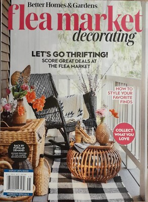 Flea Market Decorating- Better Homes & Gardens Magazine- BRAND NEW-image
