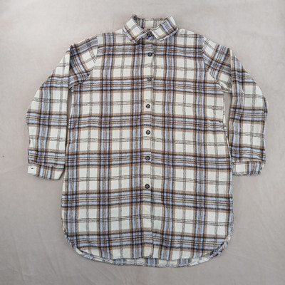 Adora Small Womens Shirt Flannel Long Shacket With Pockets 21x32 Comfort Cozy-image