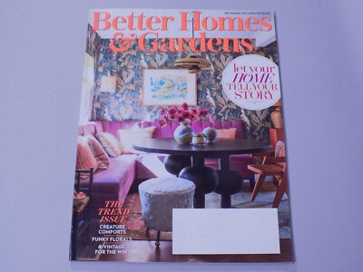 Better Homes Gardens Magazine Sep 2021 Tell Your Story Trend Issue Funky Florals-image