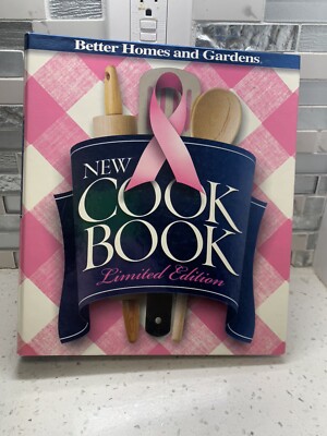 Better Homes Gardens Cookbook Recipes Limited Edition Pink Ribbon 5-Ring Bound-image