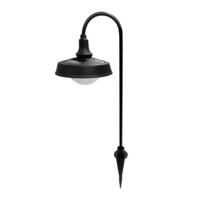Better Homes & Gardens Corbyn Solar Powered Matte Black Metal Landscape LED Path-image