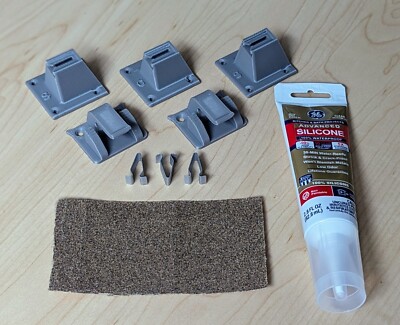 2003-2010 Porsche Cayenne COMPLETE Seat Back Clips KIT for one seats (955/957)-image