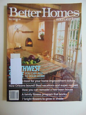 Better Homes and Gardens Magazine May 1984-Family Fitness-Bright Shade Flowers-image