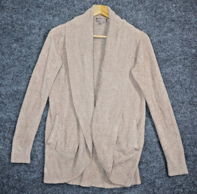 Barefoot Dreams Cardigan Women Small Mauve CozyChic Lite Circle Lounge Wrap LS-image