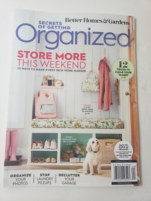 Better Homes & Gardens Secrets of Getting Organized July 2021 Magazine - Closet-image