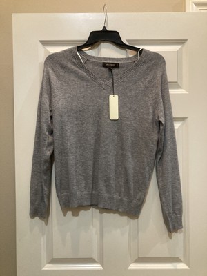 Love Tree With Soft & Cozy Yarn Gray Sweater NWT LARGE-image