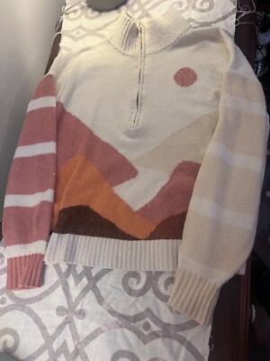 California Dreamin' Lou Grey Sweater - stretchy and comfortable - Medium-image