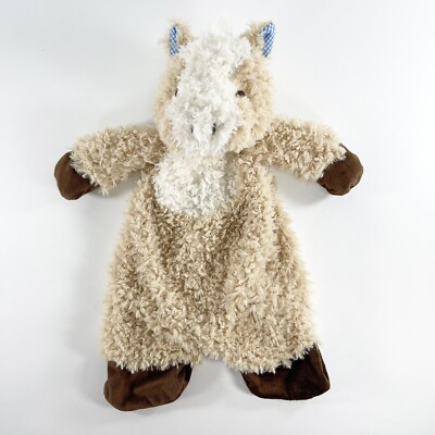 Baby Ganz Horse Lovey Security Blanket Plush Animal Cozy Soft Comfort Cuddle 18