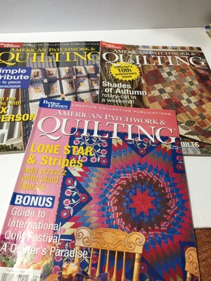 American Patchwork & Quilting Magazine 2003- June, August, October-image
