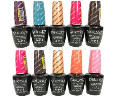 OPI GelColor 15ml/0.5fl.oz Gel Nail Polish Soak-Off gel lack Lacquer O.P.I. NEW-image