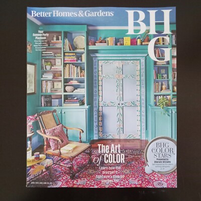 Better Homes & Garden magazine June 2024 The Art of Color NEW-image