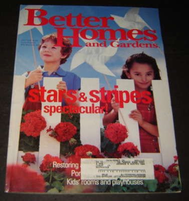 Better Homes and Gardens Magazine- July 2002- Stars and Stripes Spectacular-image