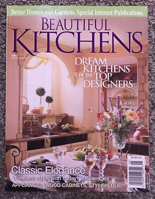 Vintage 2000 Better Homes & Gardens Magazine Beautiful Kitchens-image