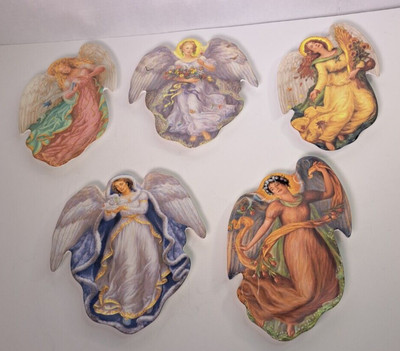 Edgar Jerins 5 Seasons of Joy 1997 Angel Plates 1st - 5th Issue Bradford Exchang-image