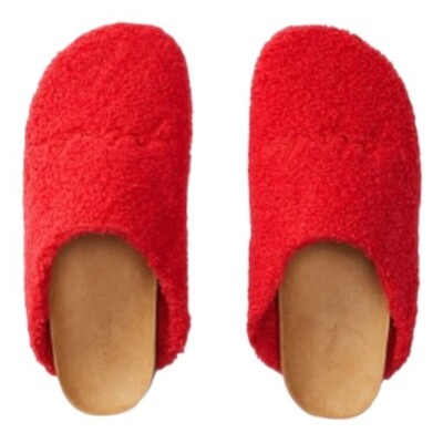 PINK COZY-PLUSH CLOGS SLIPPERS Size US SMALL (6/7) Style: 26561944 RED-image