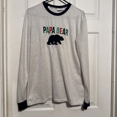 Dear formals cozy comfort PJ top men’s Papa bear-image