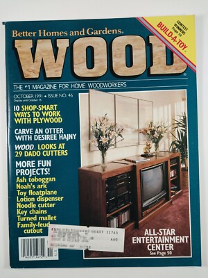 WOOD Magazine - Issue No. 46 (October, 1991) Better Homes and Gardens-image