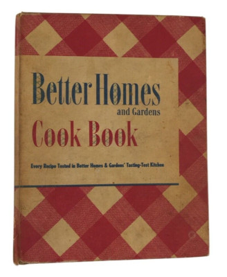 Better Homes and Gardens Cookbook 5 Ring Binder 1949 DeLuxe 20th Printing Vtg-image