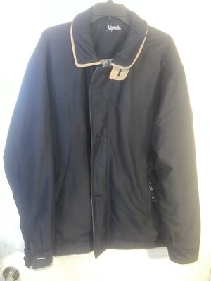 VINTAGE 90s ASHWORTH JACKET BLACK GOLF SPORTS MENS LARGE COAT WINDBREAKER ZIP UP-image