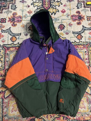 Vintage Starter Jacket Pullover Half Zip Authentic - Size XL VTG-image