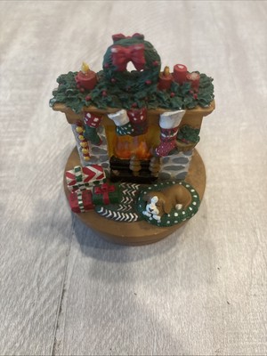 Cozy fireplace Christmas themed-image