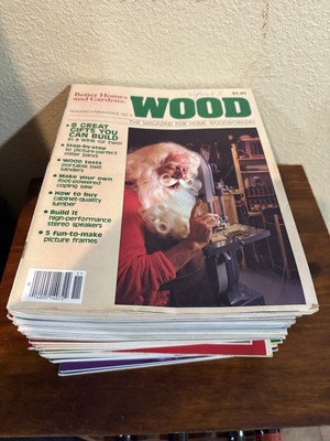 Lot Of 31 Better Homes And Gardens WOOD Magazines Woodworking 90’s & 1984 #2-image
