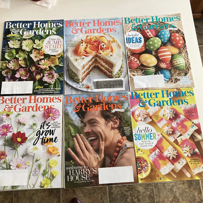 2022 Better Homes and Gardens magazines. Lot Of 6.-image
