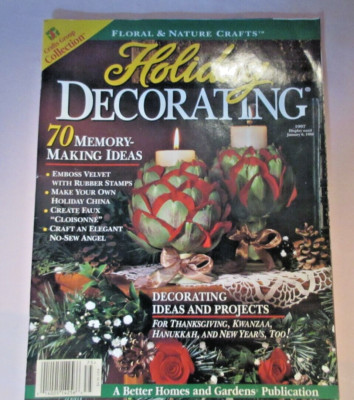 VTG.1997 Better Homes & Gardens HOLIDAY DECORATING, IDEAS+ MAGAZINE-Pg.82Good-FS-image