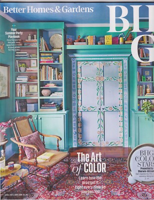 Better Homes & Gardens June 2024 The Art of Color, Your Summer Party Playbook  (-image