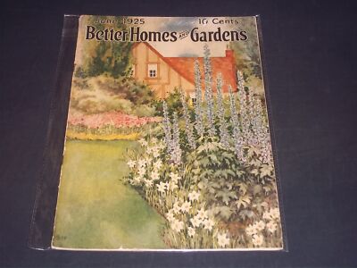 1925 JUNE BETTER HOMES & GARDENS MAGAZINE - FULL PAGE COLOR ADS - L 2883-image