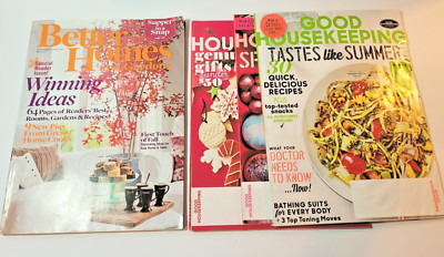 Good Housekeeping 2016/2017 & Better Homes and Gardens magazine 2008 lot of 4-image